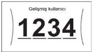 DAIKIN EAVX16S23DA6VG - Gelişmiş kullanıcı pin kodu - 1