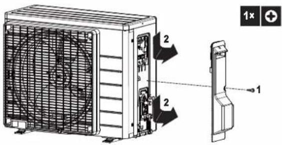 DAIKIN ARXP20M5V1B - Ouverture de l'unité extérieure - 2