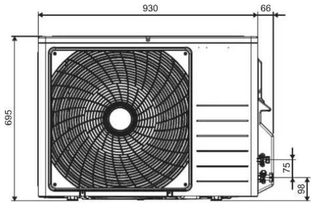 DAIKIN ARXC71BV1B - НАРУЖНЫЙ БЛОК ARXC71 - 3
