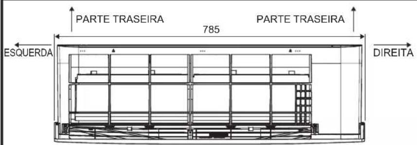 DAIKIN ARXC20BV1B - DIMENSÃO EXTERIOR - 1