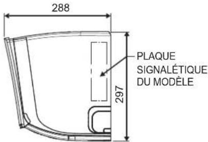 DAIKIN ARXC20BV1B - DIMENSION EXTÉRIEURE - 6