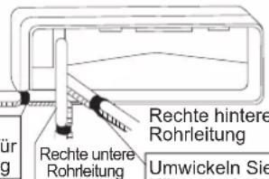 DAIKIN ARXC20BV1B - Rohrleitung rechte Seite, rechts hinten oder rechts unten. - 1