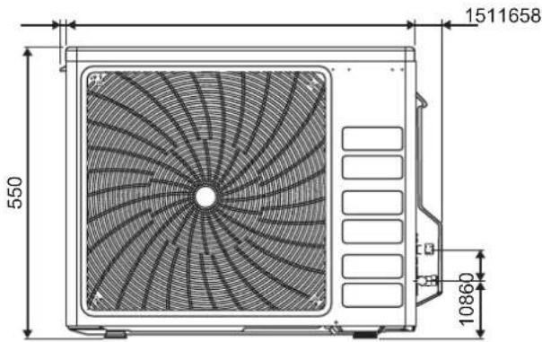 DAIKIN ARXC20BV1B - UNITÉ EXTÉRIEURE ARXC20/25/35 - 3