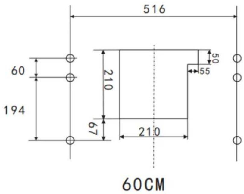 CANDY CBT60RWG-07 - INSTALARE (Montare pe dulap) - 2