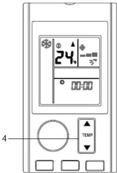 DAIKIN ATXC20BV1B - Πατήστε το κουμπί TEIMP - 1
