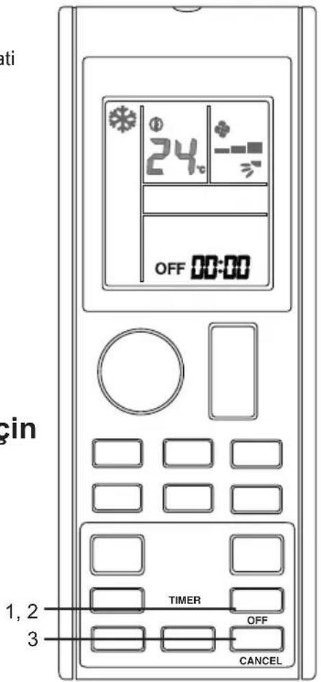 DAIKIN ATXC20BV1B - ■ OFF TIMER çalıştırmayı iptal etmek için - 1