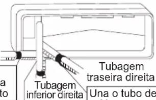 DAIKIN ARXC25BV1B - Tubagem do lado direito, traseiro direito ou inferior direito. - 1
