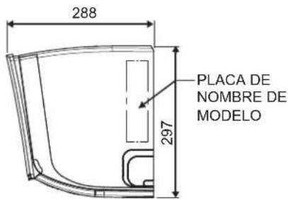 DAIKIN ARXC25BV1B - DIMENSION DE ESQUEMA - 6