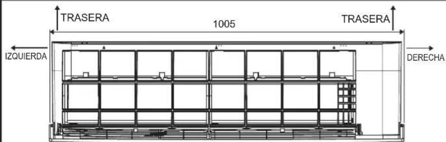 DAIKIN ARXC25BV1B - DIMENSION DE ESQUEMA - 4