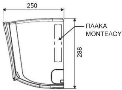 DAIKIN ARXC25BV1B - ΔΙΑΣΤΑΣΕΙΣ - 3