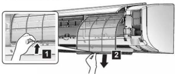 DAIKIN ATXF25A5V1B - Luchtfilters reinigen - 1
