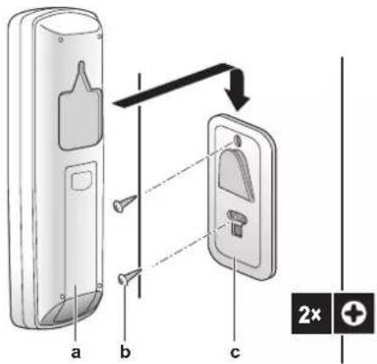 DAIKIN ATXF25A5V1B - Montar o suporte da interface de utilizador - 1