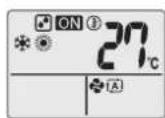 DAIKIN ATXF25A5V1B - Iniciar/parar o modo de funcionamento e regular a temperatura - 1