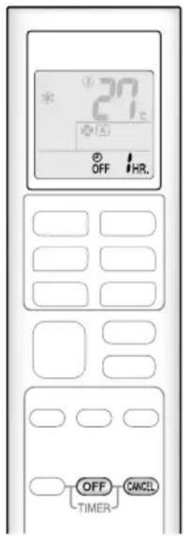 DAIKIN ATXP35K3V1B - TIMER AAN/UIT - 1