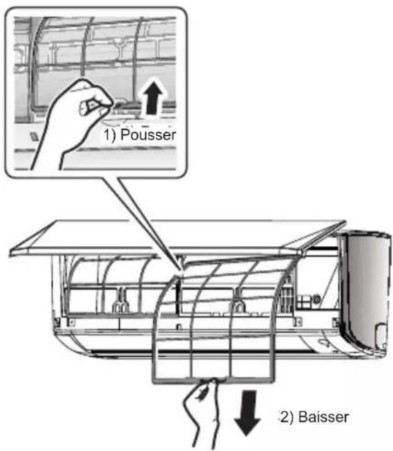 DAIKIN ATXC50BV1B - Retirer les filtres à air. - 1