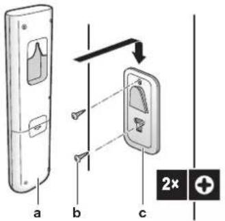 DAIKIN ATXP20M5V1B - To fix the user interface to the wall - 1