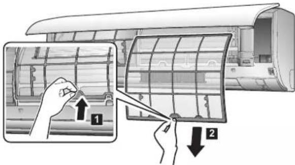 DAIKIN ATXP35M5V1B - To clean the air filters - 1