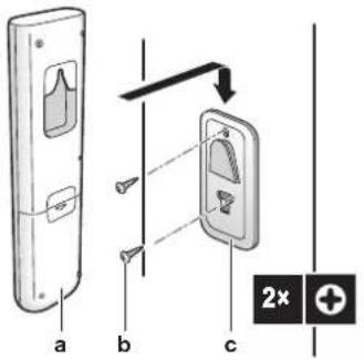 DAIKIN ATXP25M5V1B - To fix the user interface to the wall - 1