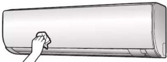 DAIKIN ATXP25M5V1B - Cómo limpiar el panel frontal - 1