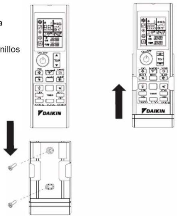 DAIKIN ATXC25BV1B - Para fijar el soporte del mando a distancia en la pared. - 1
