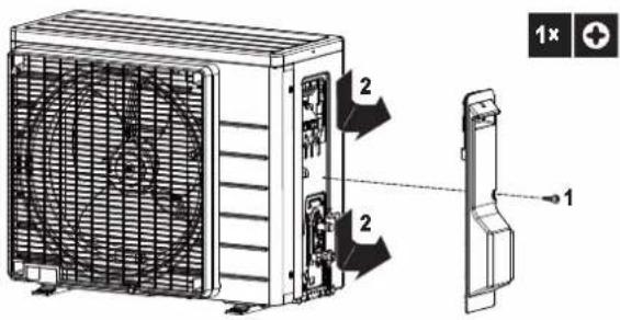 DAIKIN ARXP35M5V1B - Para abrir a unidade de exterior - 3
