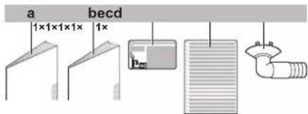 DAIKIN ARXP35M5V1B - Rimozione degli accessori dall'unità esterna - 1