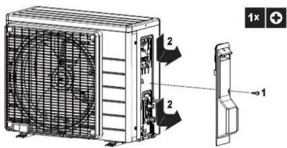 DAIKIN ARXP35M5V1B - To open the outdoor unit - 2