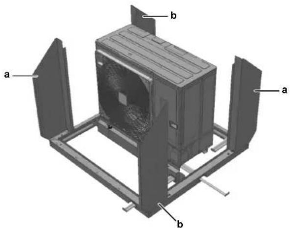 DAIKIN EKLN140A1 - Het lamellenframe installeren - 1