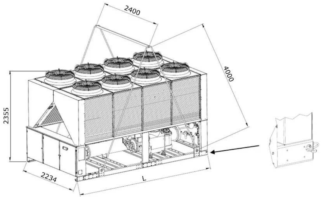 DAIKIN EWAD350D-XR - Plaatsing en assemblage - 1