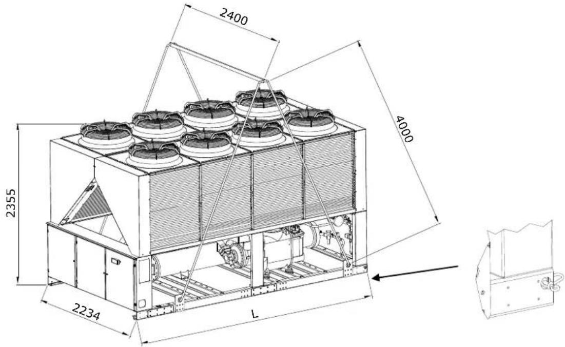 DAIKIN EWAD350D-XR - Colocación y ensamblaje - 1