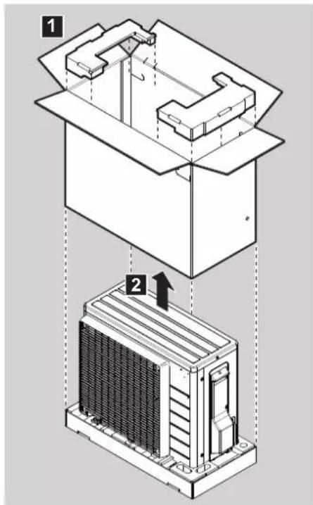 DAIKIN ARXP25M5V1B - Como(desbalar la unidad exterior - 2