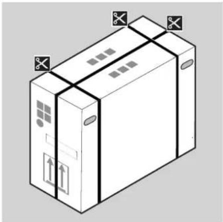 DAIKIN ARXP25M5V1B - Per disimballare l'unità esterna - 1
