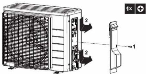 DAIKIN ARXP25M5V1B - ComoAbrir la unidad exterior - 3