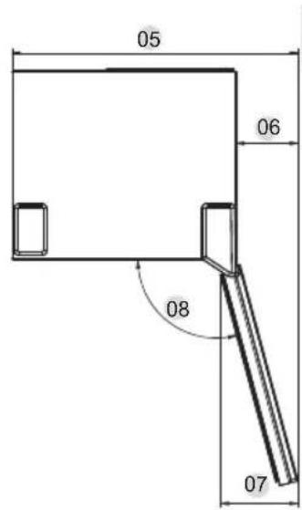 CANDY CWC033M - Space requirements - 2