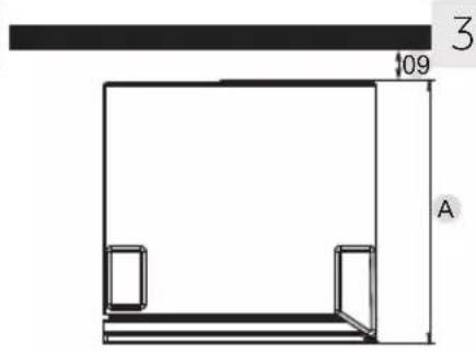 CANDY CWC033M - Space requirements - 3