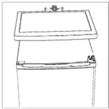 CANDY COHS 45EW - Αντιστροφή πόρτας - 2