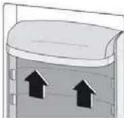 CANDY COHS 45EW - Positioning the door balconies - 1