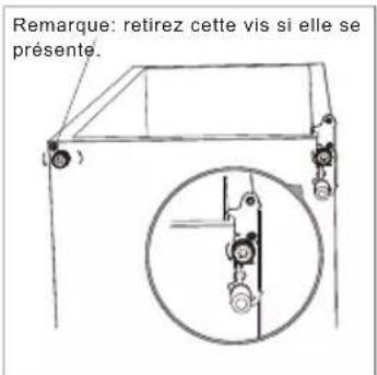 CANDY COHS 45EW - Réversibilité de la porte - 4
