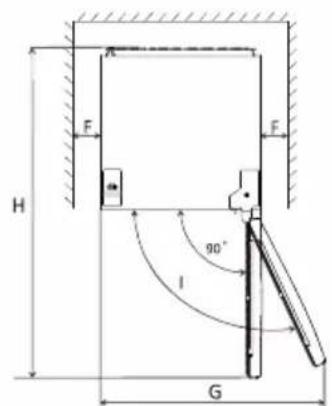CANDY COHS 45EW - Réversibilité de la porte - 8