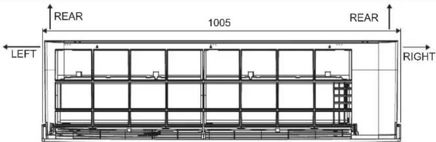DAIKIN FTXC71BV1B - OUTLINE DIMENSION - 4