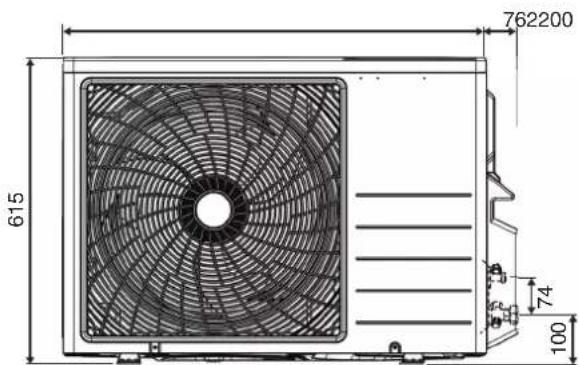 DAIKIN FTXC71BV1B - OUTDOOR UNIT RXC50/60 - 3
