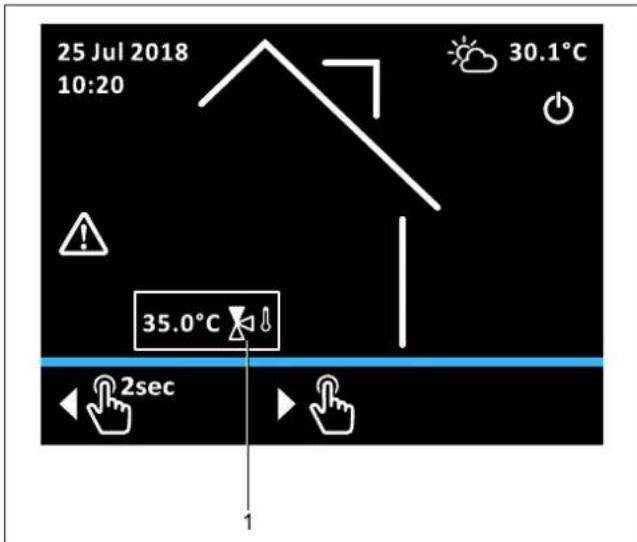 DAIKIN Altherma 3 R ECH₂O - Start screen modulo di miscelazione (funzione terminale) - 1
