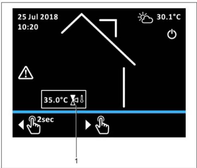 DAIKIN Altherma 3 R ECH₂O - Mixer module start screen (terminal function) - 1
