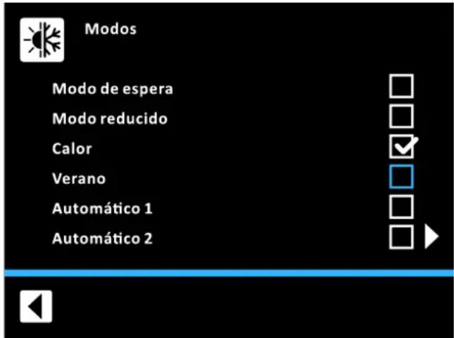 DAIKIN Altherma 3 R ECH₂O - Navegar por las listas y seleccionar entradas de una lista - 1