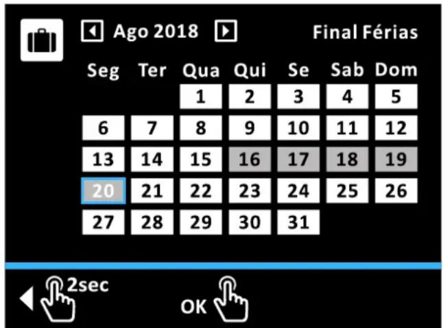 DAIKIN Altherma 3 R ECH₂O - Função de calendário - 1