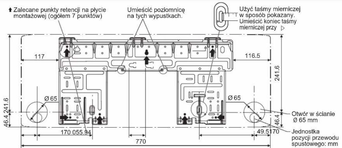 DAIKIN FTXC25BV1B - INSTALACJA PŁYTY MONTAŻOWEJ - 2