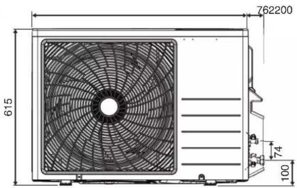 DAIKIN FTXC25BV1B - ΔΙΑΣΤΑΣΕΙΣ - 7