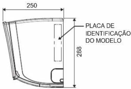DAIKIN FTXC25BV1B - DIMENSÃO EXTERIOR - 3