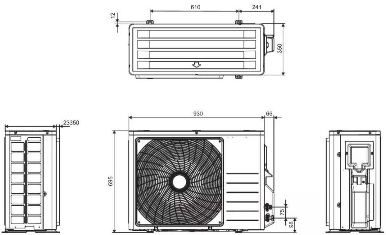 DAIKIN FTXC25BV1B - JEDNOSTKA ZEWNETRZNA RXC71 - 1