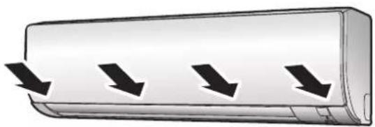 DAIKIN FTXP50M2V1B - To close the front panel - 1